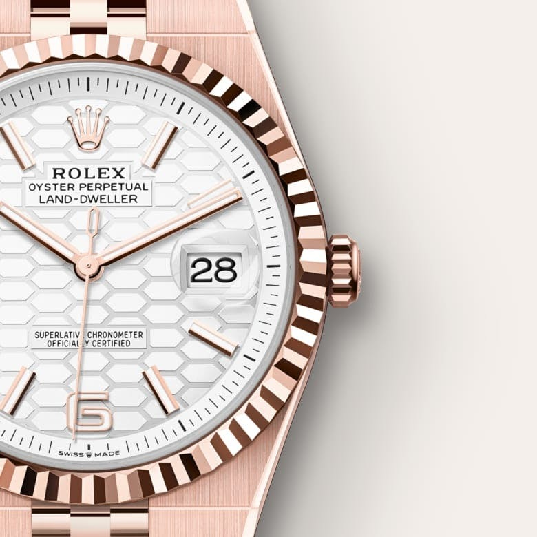 Rolex Land-Dweller 40 Oyster, 40 mm, Everose gold