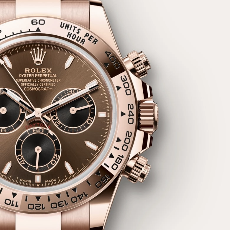 A- Rolex Cosmograph Daytona Oyster, 40 mm, Everose gold