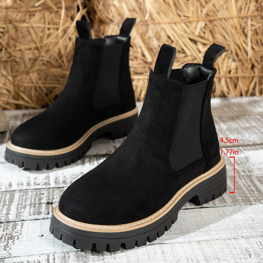 Women's ClassicKick Boots - Effortless Slip-On Ankle Boots with Chelsea Style