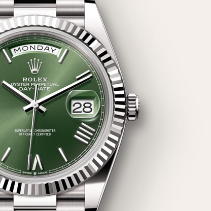 Rolex Day-Date 40 Oyster, 40 mm, white gold