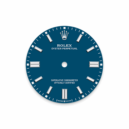 Unworn 2025, Rolex Oyster Perpetual, Oystersteel 41mm, Blue dial, Domed Oyster