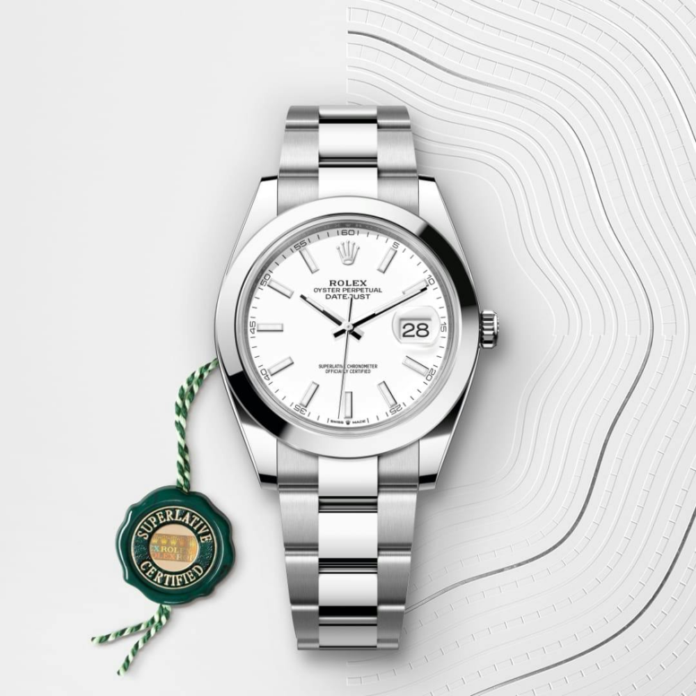 Rolex Datejust 41 Oyster, 41 mm, Oystersteel