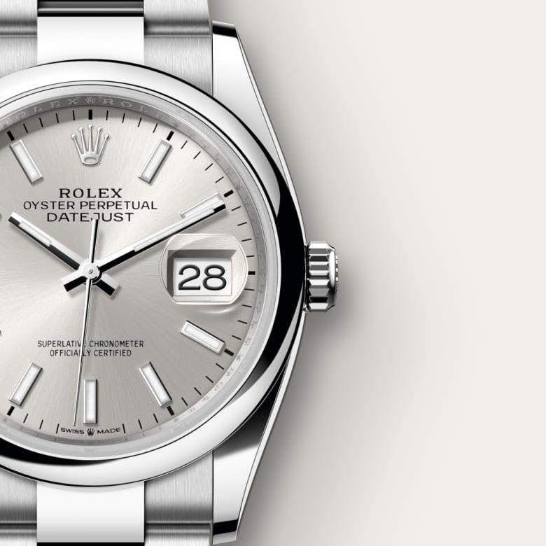 Rolex Datejust 36 Oyster, 36 mm, Oystersteel