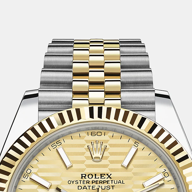 Rolex Datejust 41mm, Oystersteel and 18k Yellow Gold