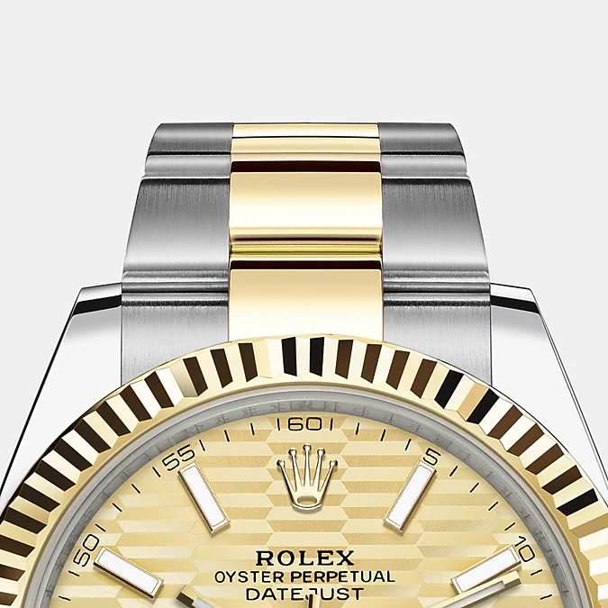 Rolex Datejust 41mm, Oystersteel and 18k Yellow Gold