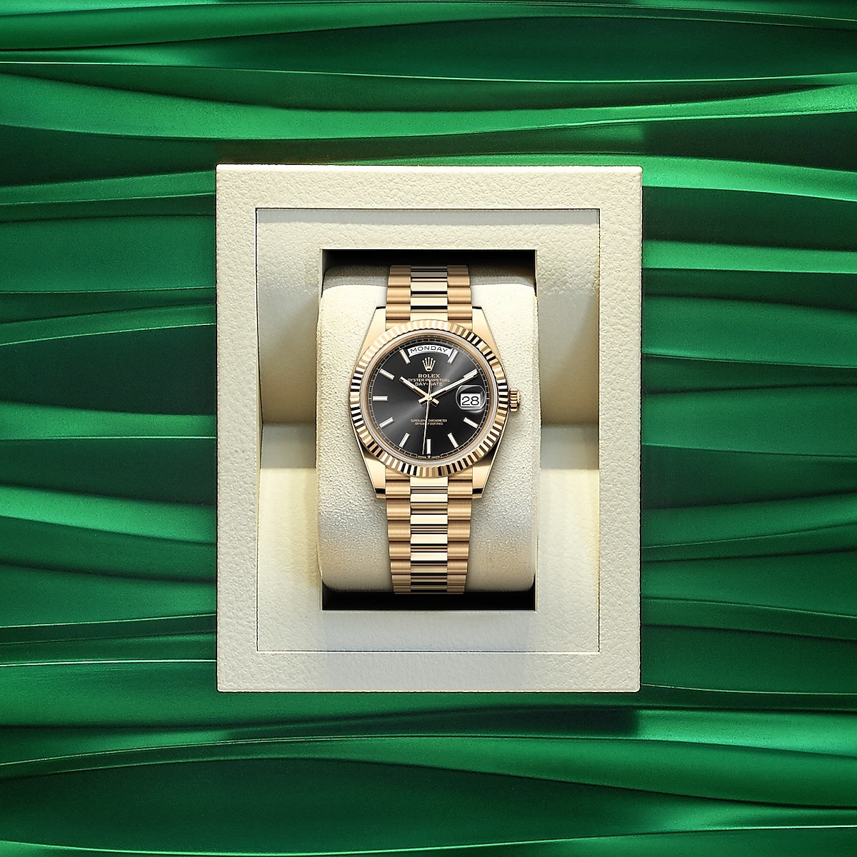 Rolex Day-Date 40, 18k Yellow Gold, 40mm