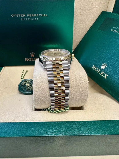 RLX Datejust 36mm 126233 Golden Fluted Motif 36mm Dial Oyster Bracelet