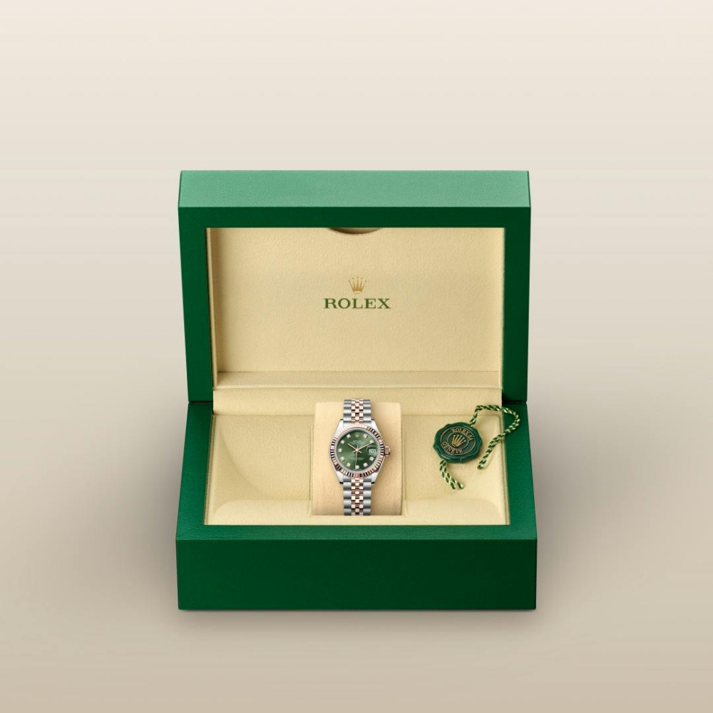 Rolex Lady-Datejust Oyster, 28 mm, Oystersteel and Everose gold