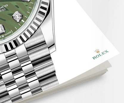 Rolex Datejust 41 mm Palm Dial Green with Diamond Markers