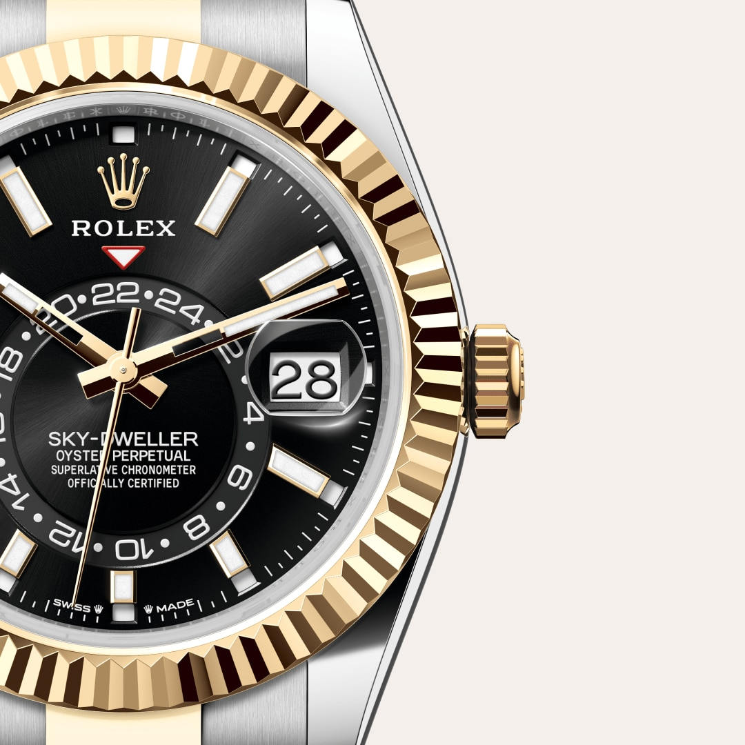 Rolex Sky-Dweller Oyster, 42 mm, Oystersteel and yellow gold